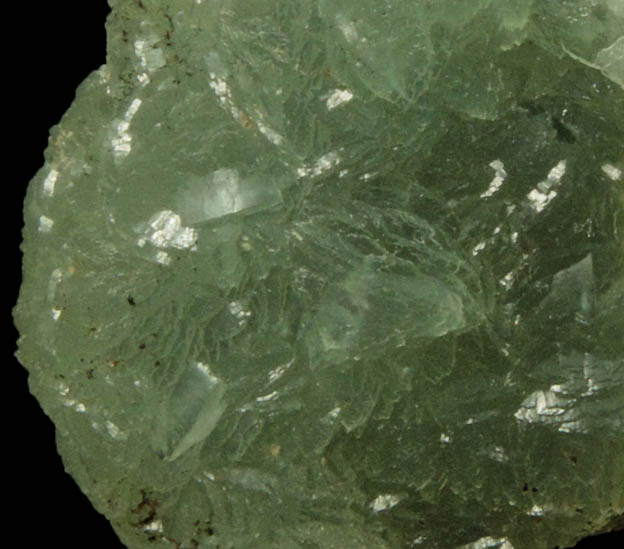 Prehnite from Upper New Street Quarry, Paterson, Passaic County, New Jersey