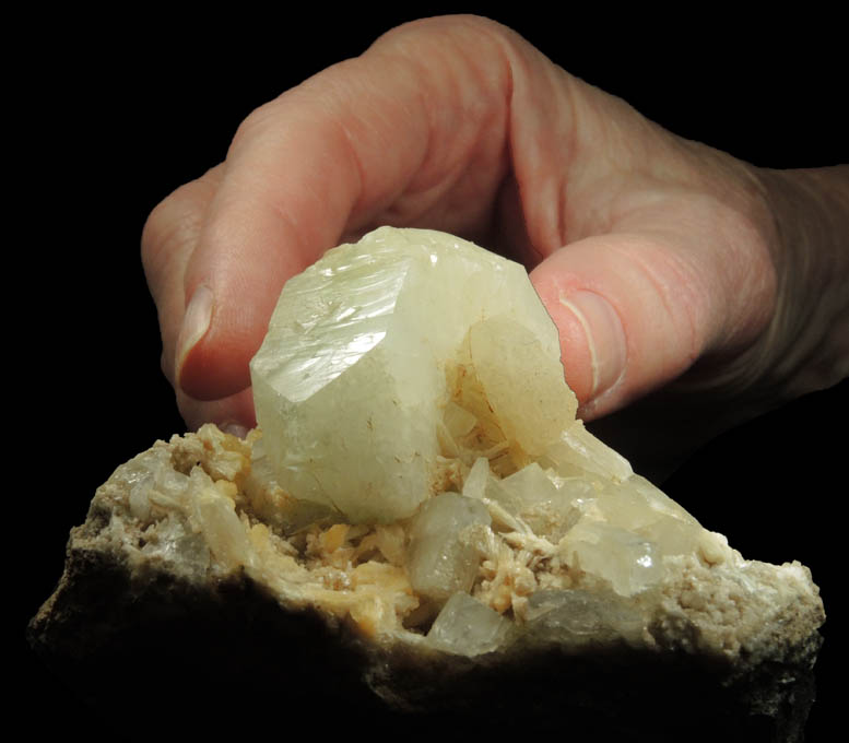 Apophyllite with Stilbite and Laumontite from Upper New Street Quarry, Paterson, Passaic County, New Jersey