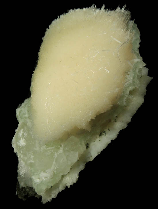 Natrolite, Calcite, Prehnite from Upper New Street Quarry, Paterson, Passaic County, New Jersey