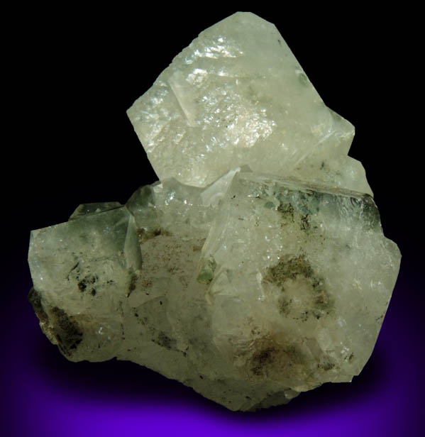 Pyrite on Apophyllite with Chlorite inclusions from Millington Quarry, Bernards Township, Somerset County, New Jersey