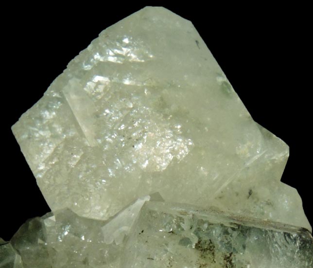 Pyrite on Apophyllite with Chlorite inclusions from Millington Quarry, Bernards Township, Somerset County, New Jersey