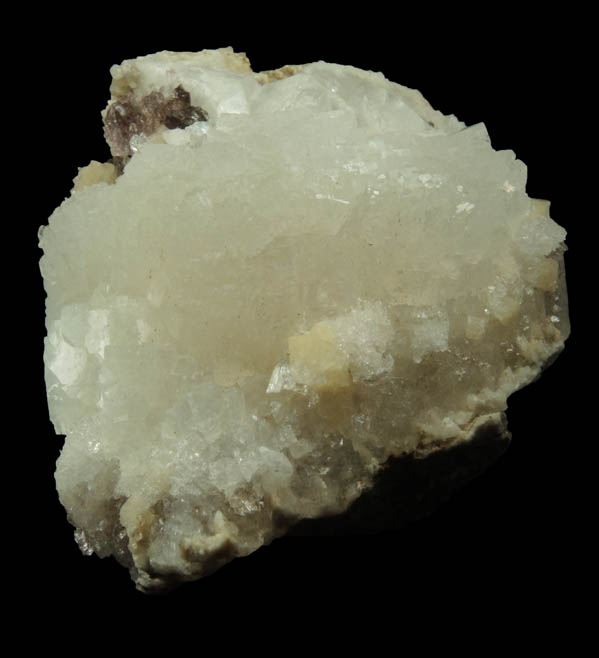 Heulandite, Chabazite (penetration twinned) and Quartz var. Smoky-Amethyst from Upper New Street Quarry, Paterson, Passaic County, New Jersey