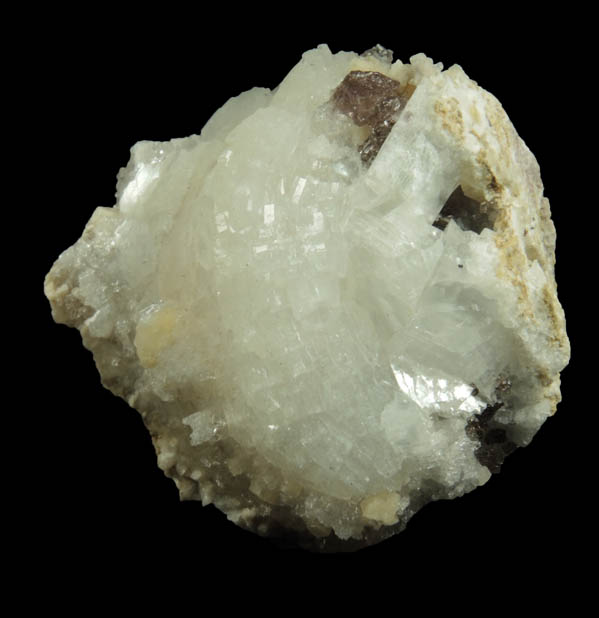 Heulandite, Chabazite (penetration twinned) and Quartz var. Smoky-Amethyst from Upper New Street Quarry, Paterson, Passaic County, New Jersey