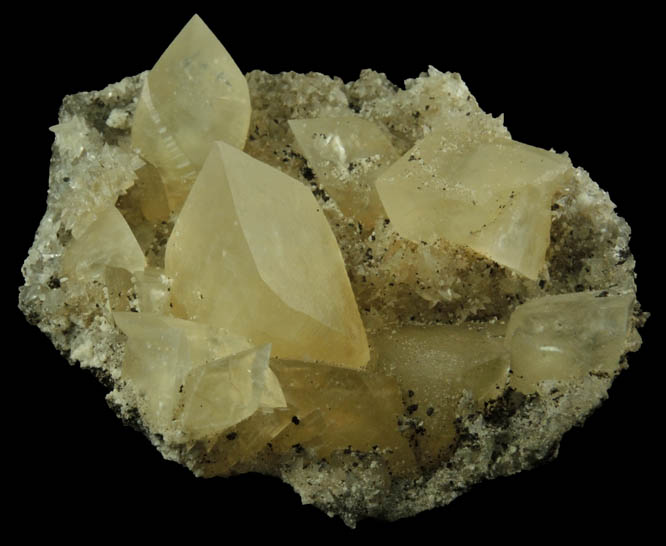 Calcite with Goethite from Millington Quarry, Bernards Township, Somerset County, New Jersey