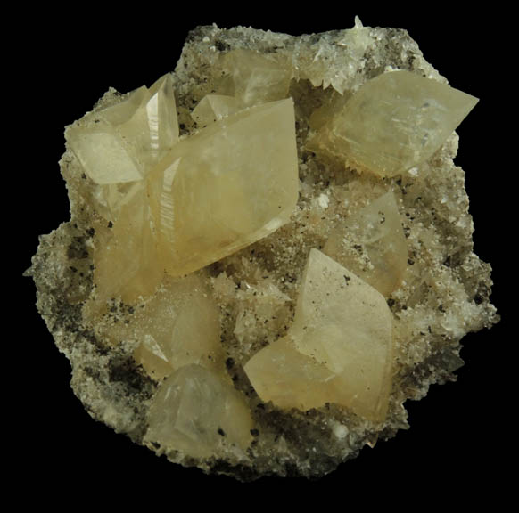 Calcite with Goethite from Millington Quarry, Bernards Township, Somerset County, New Jersey