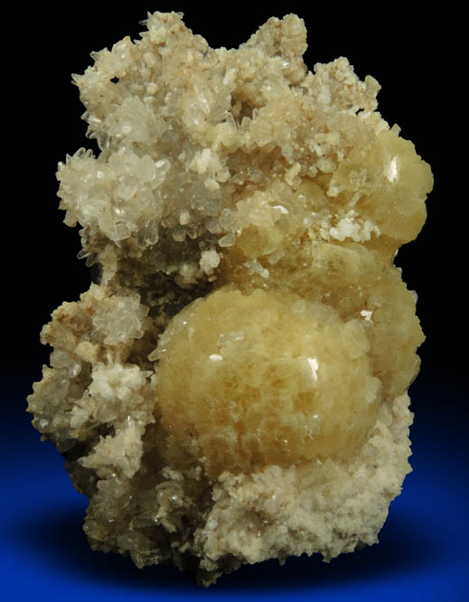 Stilbite and Calcite from Millington Quarry, Bernards Township, Somerset County, New Jersey