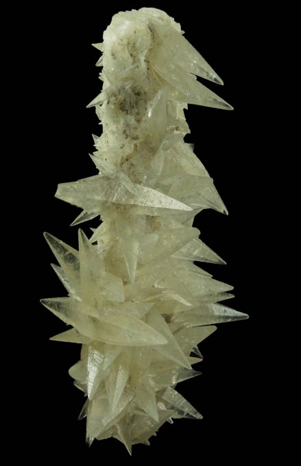 Calcite on Datolite from Millington Quarry, Bernards Township, Somerset County, New Jersey