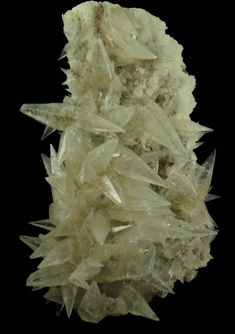 Calcite on Datolite from Millington Quarry, Bernards Township, Somerset County, New Jersey