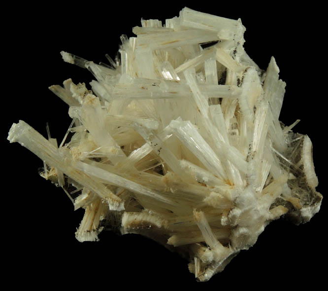 Natrolite over Pectolite from Millington Quarry, Bernards Township, Somerset County, New Jersey