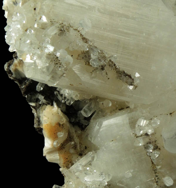 Apophyllite on Pectolite from Millington Quarry, Bernards Township, Somerset County, New Jersey