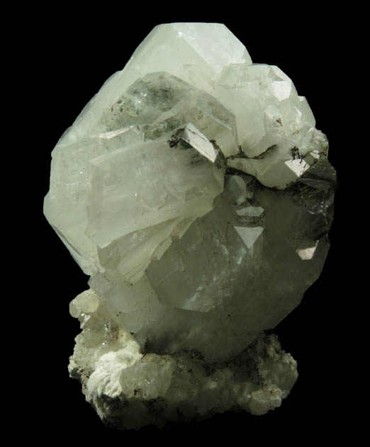 Apophyllite with Chlorite inclusions from Millington Quarry, Bernards Township, Somerset County, New Jersey