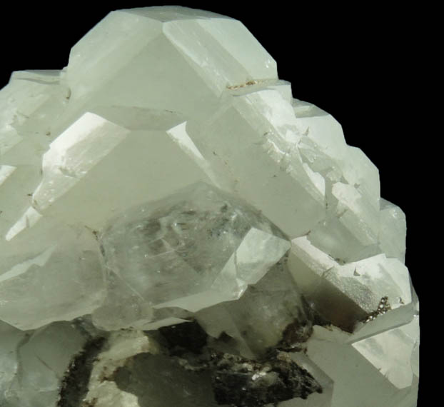 Apophyllite with Chlorite inclusions from Millington Quarry, Bernards Township, Somerset County, New Jersey