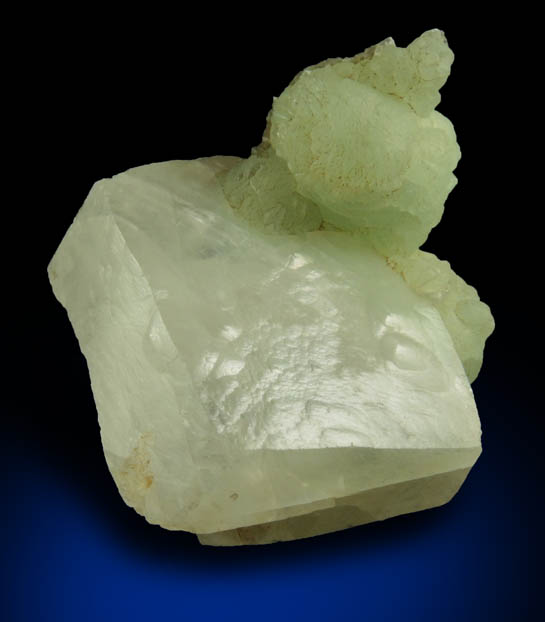 Prehnite with Apophyllite in Calcite from Millington Quarry, Bernards Township, Somerset County, New Jersey