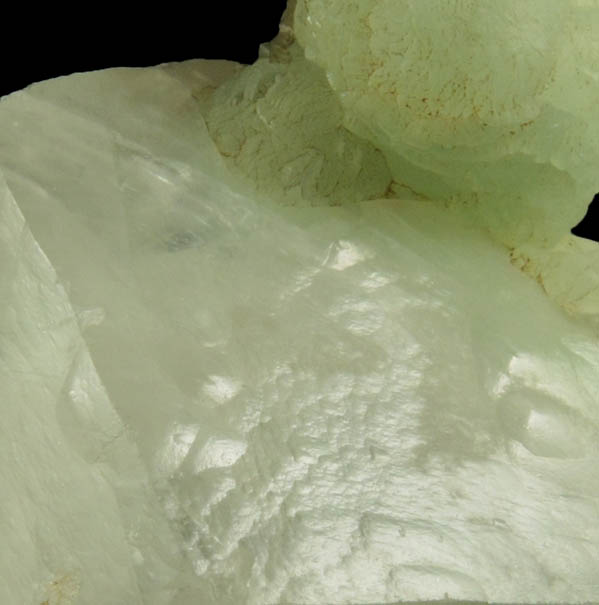 Prehnite with Apophyllite in Calcite from Millington Quarry, Bernards Township, Somerset County, New Jersey