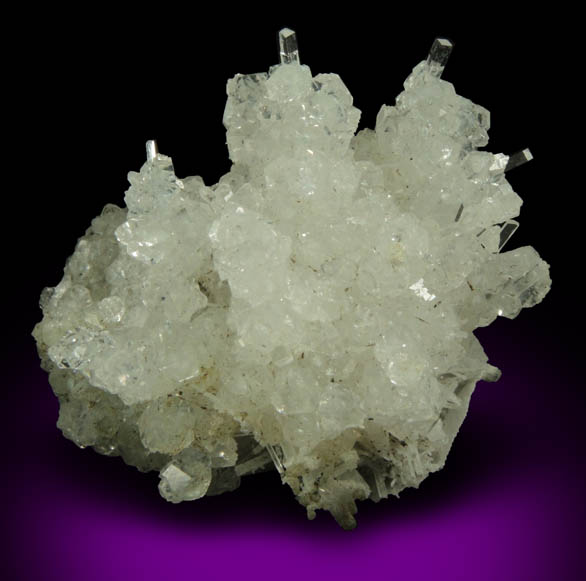 Apophyllite on Natrolite from Millington Quarry, Bernards Township, Somerset County, New Jersey