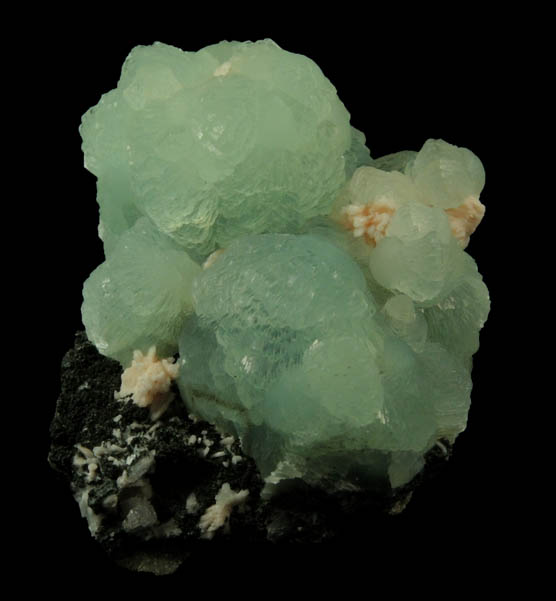 Prehnite with Albite and Chlorite from Millington Quarry, Bernards Township, Somerset County, New Jersey
