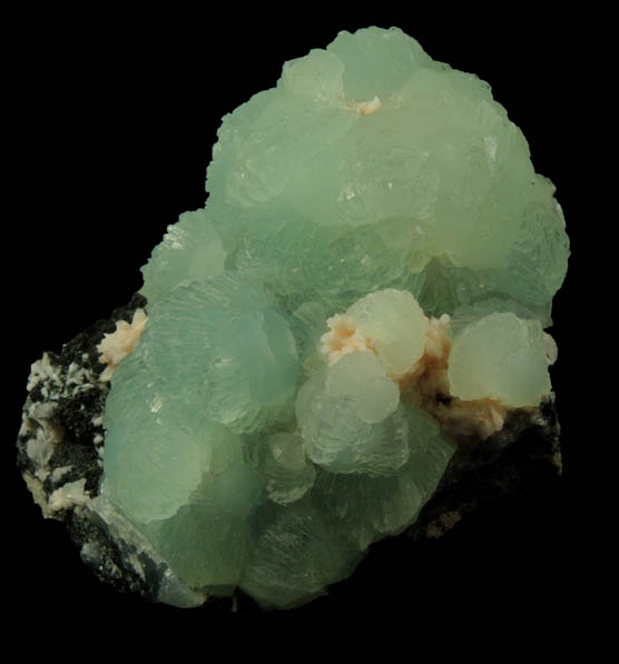 Prehnite with Albite and Chlorite from Millington Quarry, Bernards Township, Somerset County, New Jersey