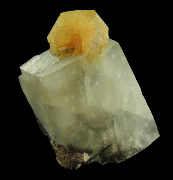 Apophyllite on Calcite from Millington Quarry, Bernards Township, Somerset County, New Jersey