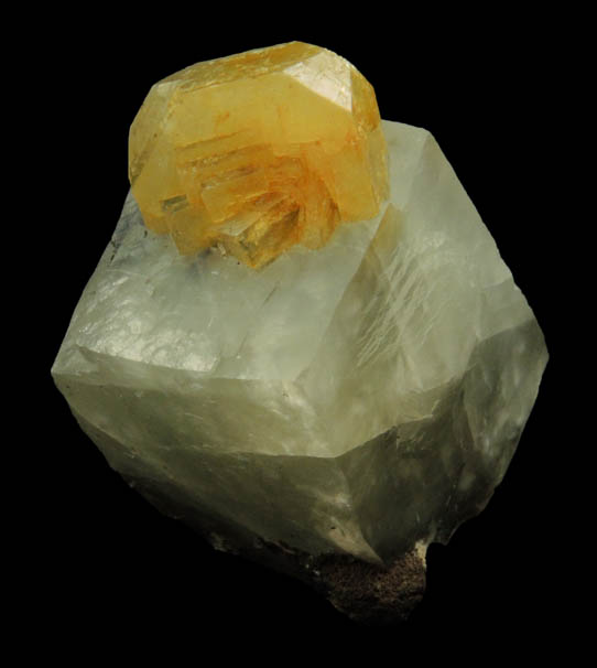 Apophyllite on Calcite from Millington Quarry, Bernards Township, Somerset County, New Jersey