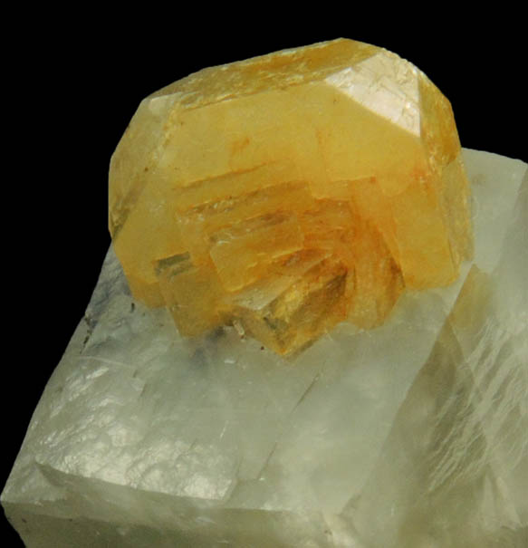 Apophyllite on Calcite from Millington Quarry, Bernards Township, Somerset County, New Jersey