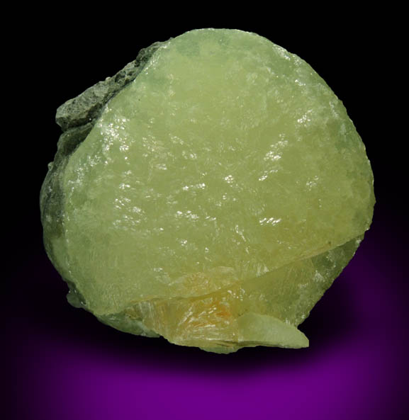 Prehnite with pseudomorphic molds after Anhydrite from Millington Quarry, Bernards Township, Somerset County, New Jersey