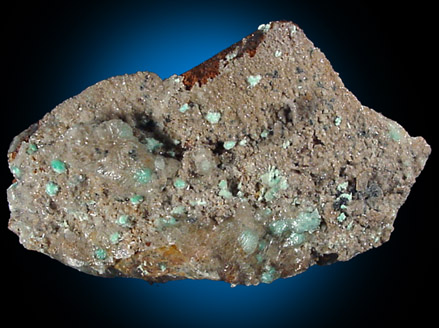 Barite with Calcite and Aurichalcite from Juanita Mine, Magdalena District, Socorro County, New Mexico