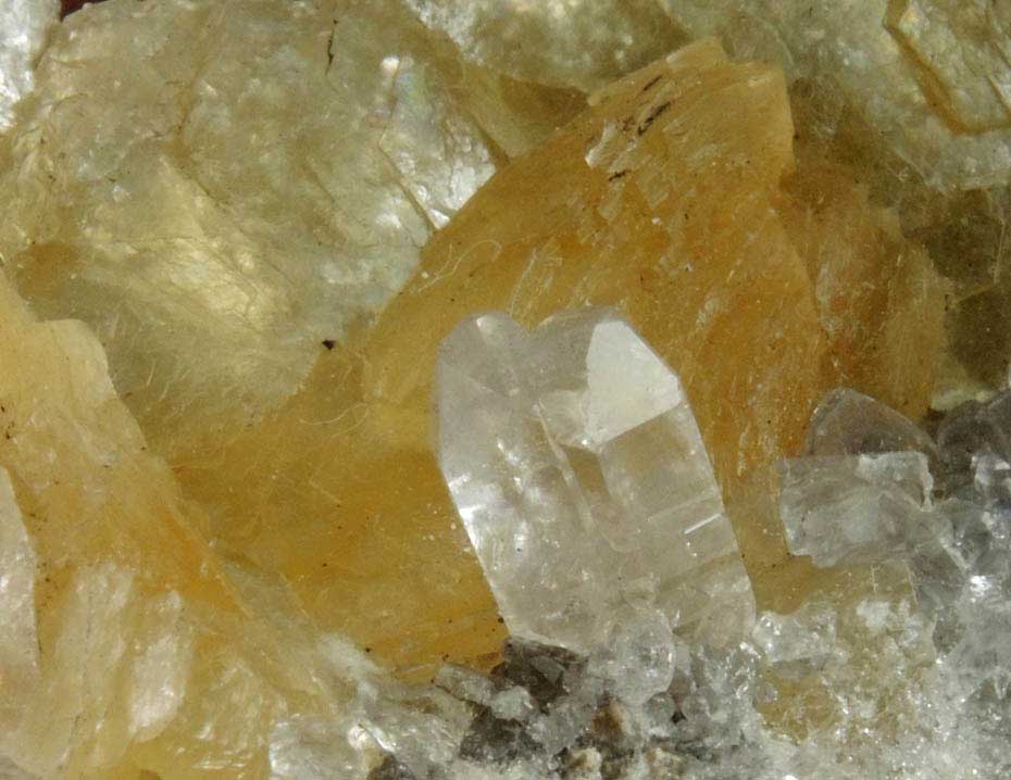 Brucite with Quartz from N'Chwaning II Mine, Kalahari Manganese Field, Northern Cape Province, South Africa