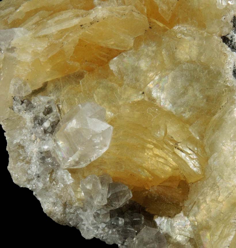 Brucite with Quartz from N'Chwaning II Mine, Kalahari Manganese Field, Northern Cape Province, South Africa
