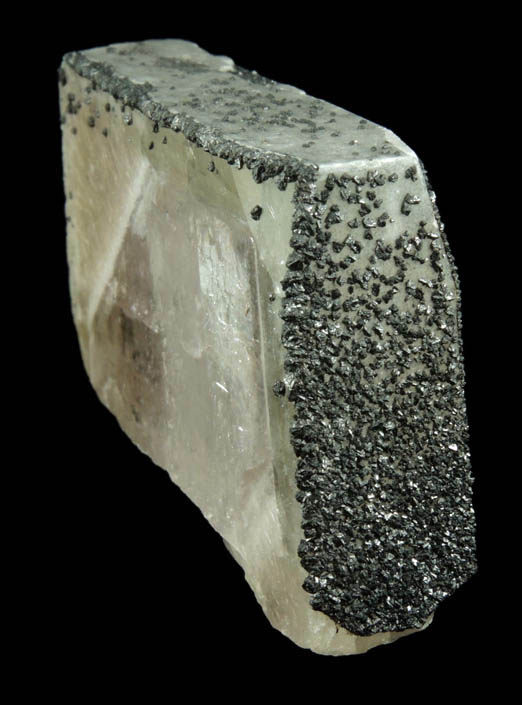 Barite with phantom-growth zones and Hematite overgrowth from N'Chwaning Mine, Kalahari Manganese Field, Northern Cape Province, South Africa
