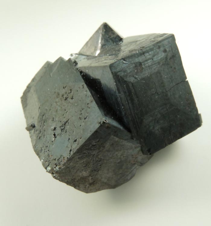 Magnetite (rare cubic and tetrahexahedral crystal form) from ZCA Mine No. 4, Fowler Ore Body, 2500' Level, Balmat, St. Lawrence County, New York