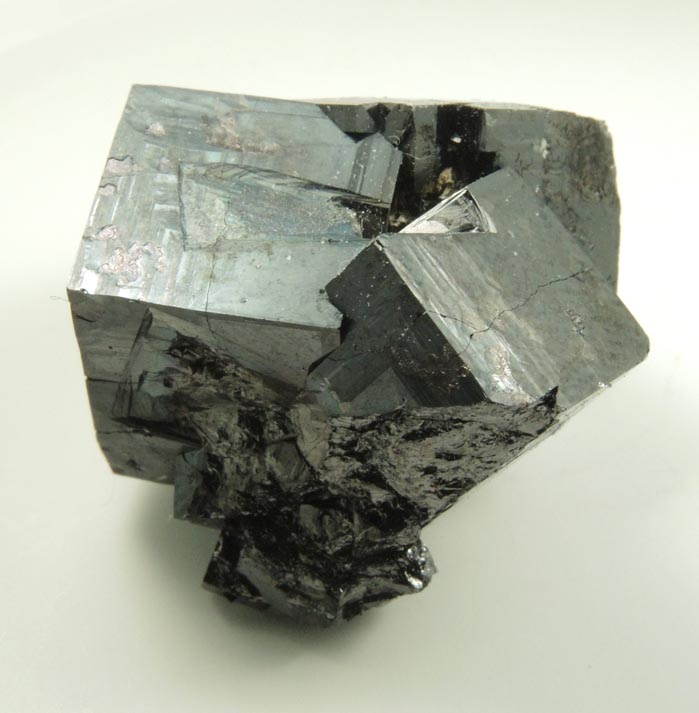 Magnetite (rare cubic and tetrahexahedral crystal form) from ZCA Mine No. 4, Fowler Ore Body, 2500' Level, Balmat, St. Lawrence County, New York