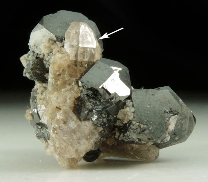 Bixbyite with Topaz from Thomas Range, Juab County, Utah