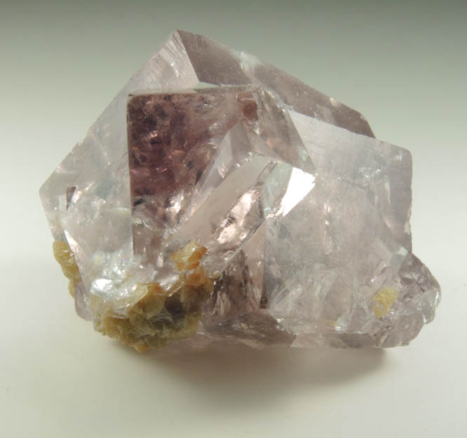 Fluorite (color-zoned interpenetrant-twinned crystals) from Weardale, County Durham, England