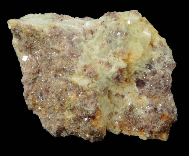 Lepidolite with Albite from Haddam Neck, Middlesex County, Connecticut