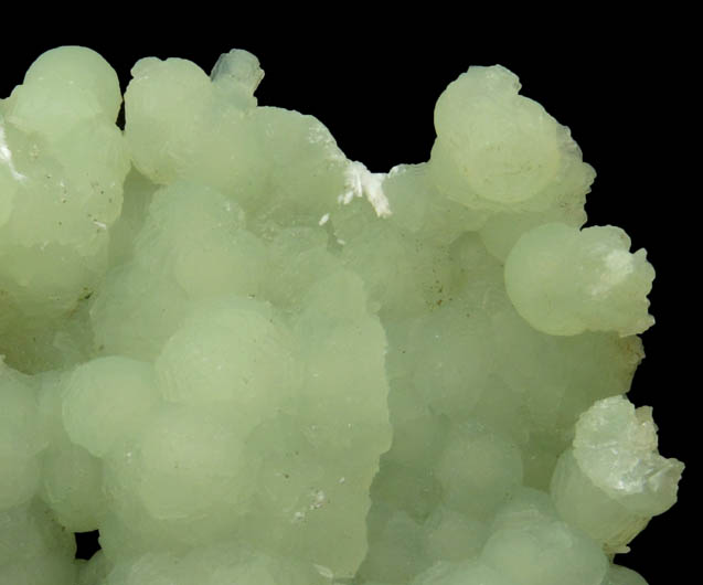 Prehnite with minor Laumontite from Upper New Street Quarry, Paterson, Passaic County, New Jersey