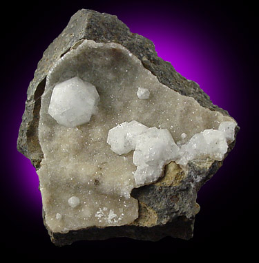 Apophyllite on Heulandite from Jaquish Road Cut, near Goble, Columbia County, Oregon