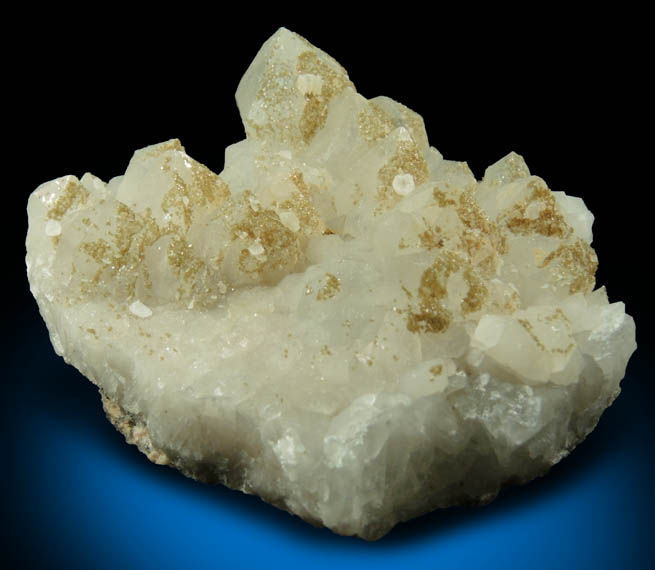 Quartz with Dolomite and Calcite from Simeone Quarry, Wrentham, Norfolk County, Massachusetts