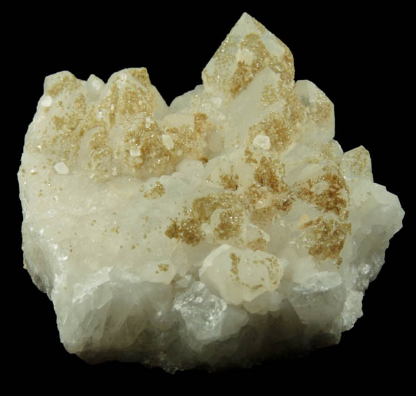 Quartz with Dolomite and Calcite from Simeone Quarry, Wrentham, Norfolk County, Massachusetts