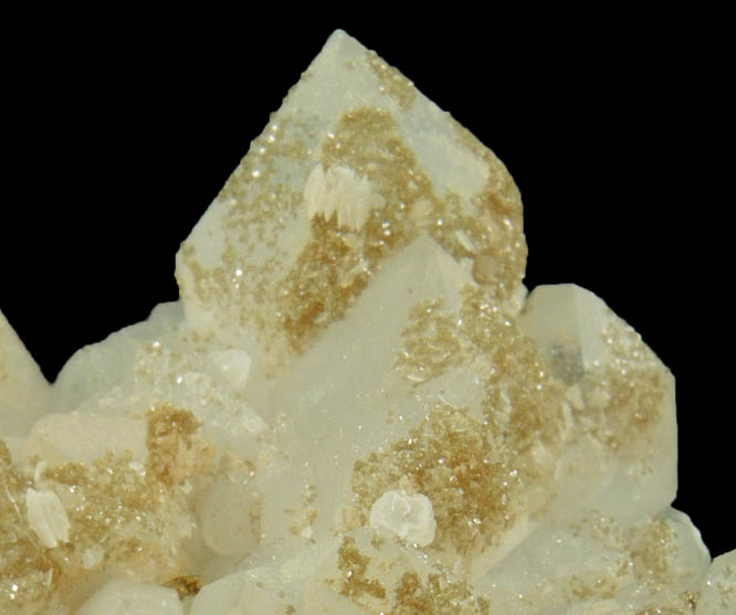 Quartz with Dolomite and Calcite from Simeone Quarry, Wrentham, Norfolk County, Massachusetts