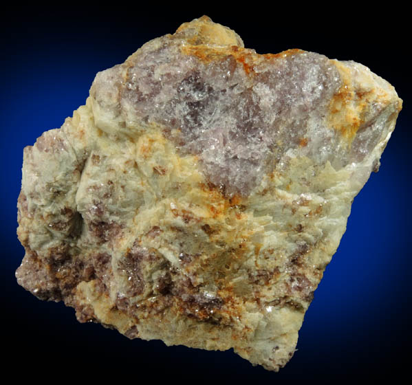 Lepidolite with Albite from Haddam Neck, Middlesex County, Connecticut