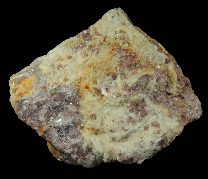 Lepidolite with Albite from Haddam Neck, Middlesex County, Connecticut