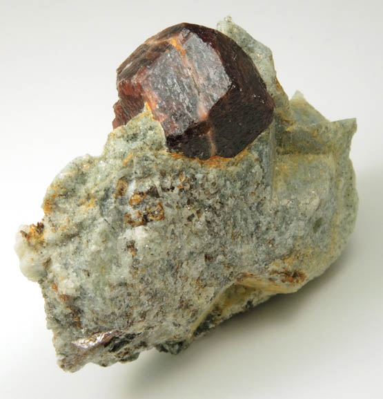 Almandine Garnet from Green's Farm, 750 m. ESE of Roxbury Falls, Roxbury, New Haven County, Connecticut