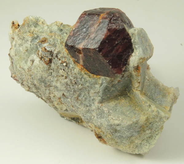 Almandine Garnet from Green's Farm, 750 m. ESE of Roxbury Falls, Roxbury, New Haven County, Connecticut