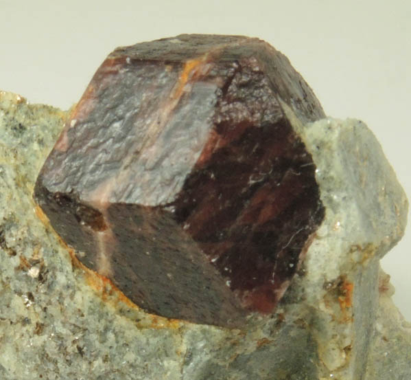 Almandine Garnet from Green's Farm, 750 m. ESE of Roxbury Falls, Roxbury, New Haven County, Connecticut