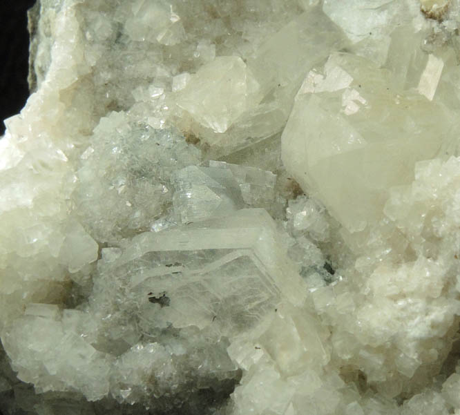 Heulandite and Calcite from Millington Quarry, Bernards Township, Somerset County, New Jersey