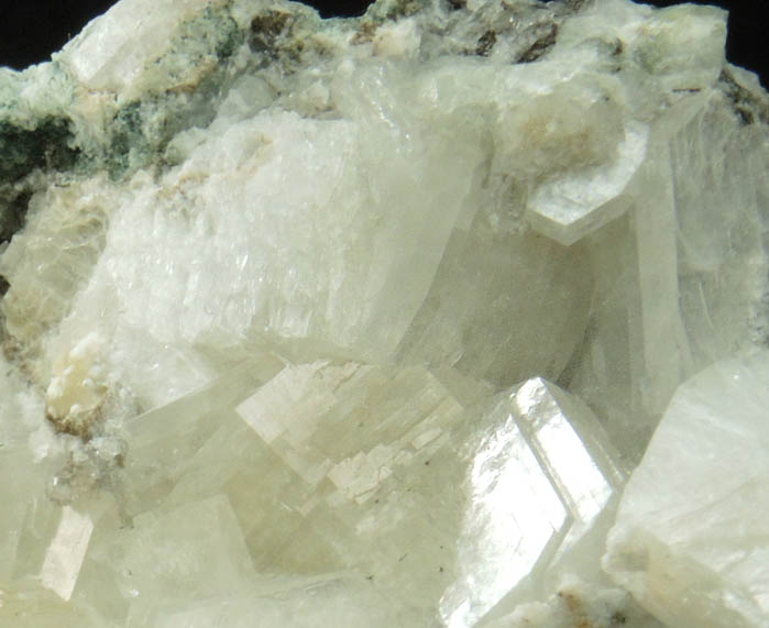 Heulandite and Calcite from Millington Quarry, Bernards Township, Somerset County, New Jersey
