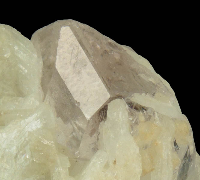 Beryl var. Morganite in Albite var. Cleavelandite from Barra de Salinas, Coronel Murta, Minas Gerais, Brazil