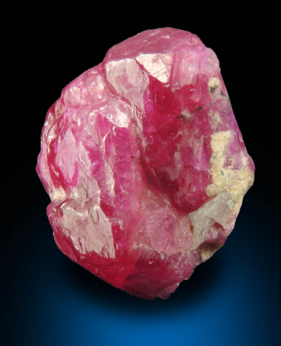 Corundum var. Ruby from Mogok District, 115 km NNE of Mandalay, Mandalay Division, Myanmar (Burma)