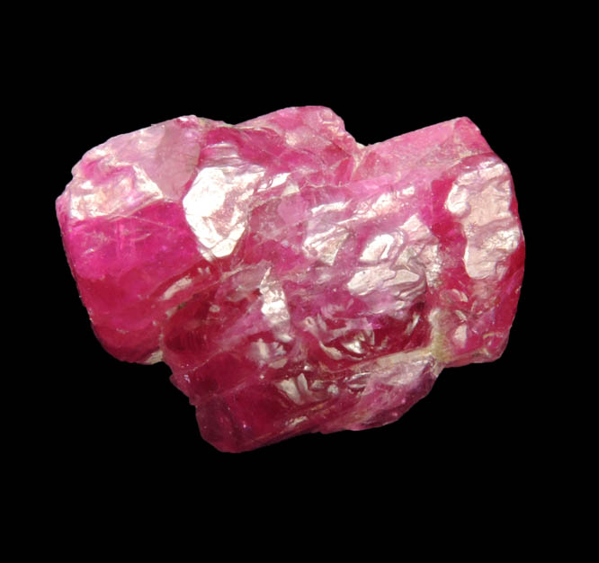 Corundum var. Ruby from Mogok District, 115 km NNE of Mandalay, Mandalay Division, Myanmar (Burma)