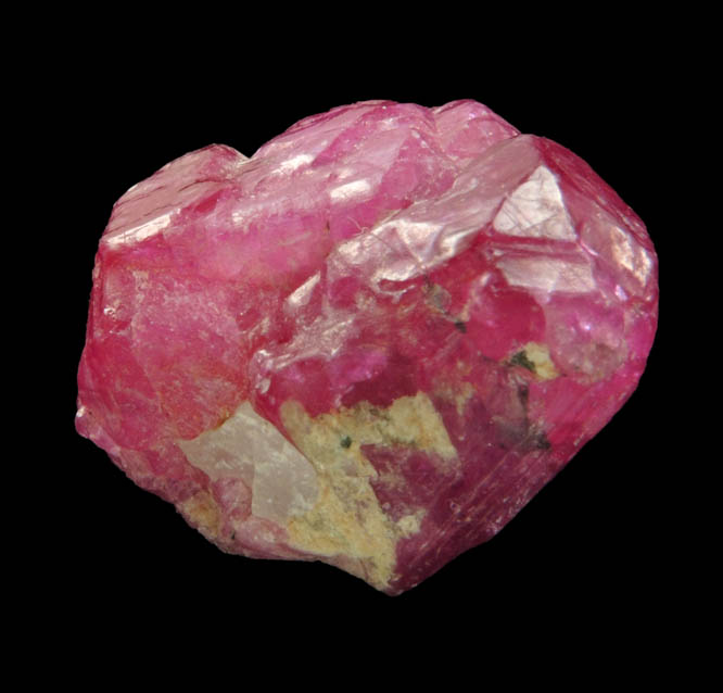 Corundum var. Ruby from Mogok District, 115 km NNE of Mandalay, Mandalay Division, Myanmar (Burma)